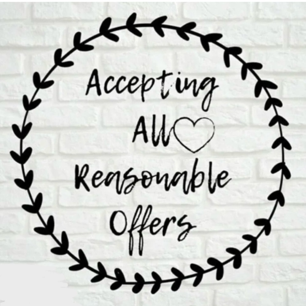 OFFERS ARE WELCOME!!! 💗